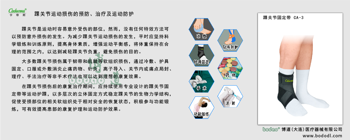 踝關(guān)節(jié)運動損傷的治療與防護