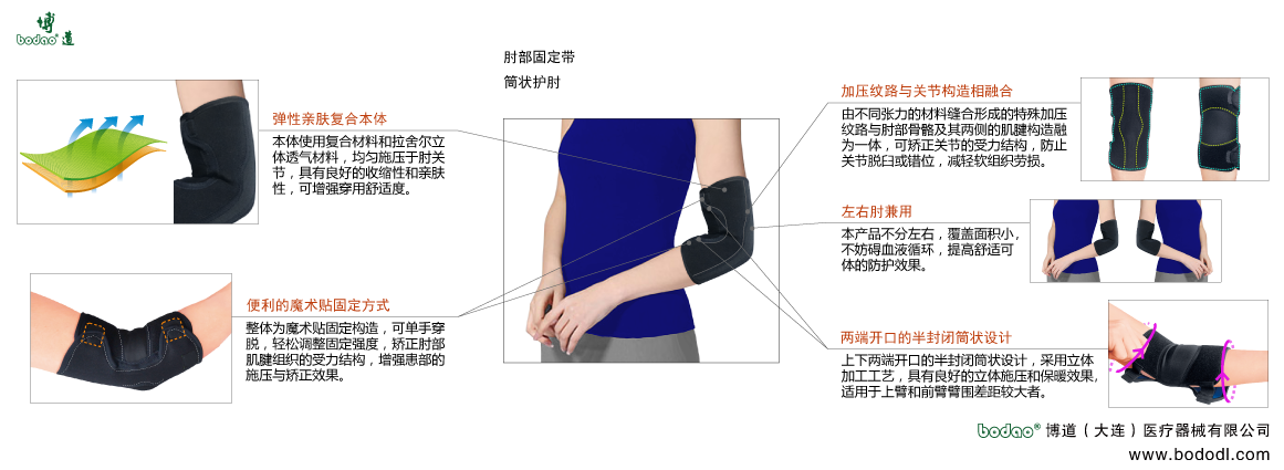 肘部固定帶