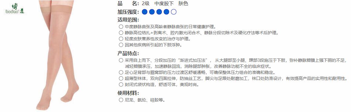 2級　中度股下　膚色
